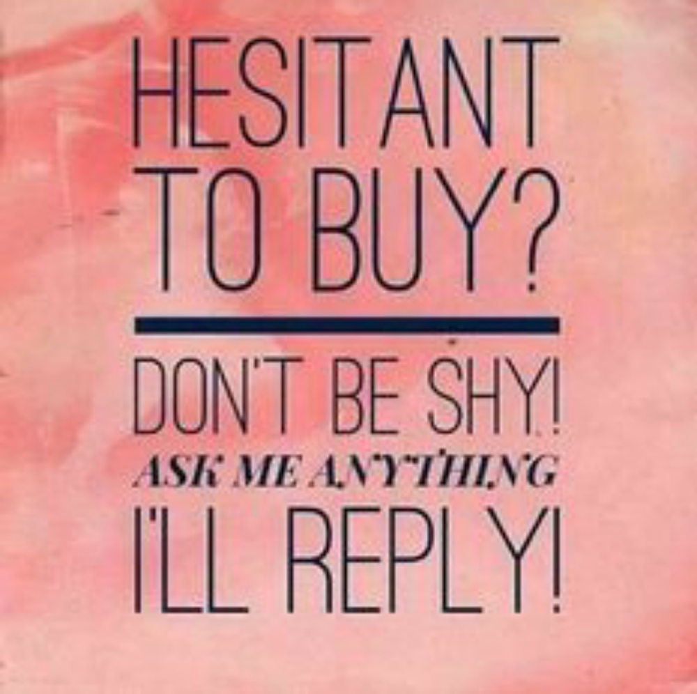 Please don't hesitate to ask questions!